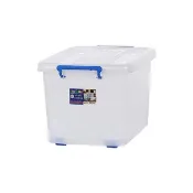 【KEYWAY 聯府】K800 掀蓋式滑輪整理箱-5入(MIT台灣製造/掀蓋式收納箱/塑膠收納箱/可堆疊收納箱)