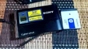 Sony cyber-shot Dsc-T70 日本製 數位相機 黑 / 觸控螢幕 滑蓋式 / 防手震防水 2手