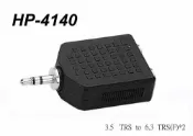 唐尼樂器 TONY MUSIC 台製 Stander HP-4140 3.5mm 轉兩個 6.3mm 母分接頭(耳機/混音器音響器材使用)【唐尼樂器】