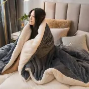 【Sleep Club】買一送一 法蘭絨×羊羔絨兩用被套 兩用被 四季被(6×7尺 180x210cm 多款任選)