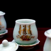 (店+)【台灣聖力達】福祿壽供水杯-50ml (燙金・佛前供杯・祖先杯)