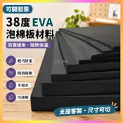 精品推薦🚀EVA 泡棉板材料 cos 手辦泡沫板材發泡海綿減震墊片內襯定製 38 度黑色客製化
