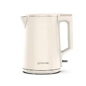 【TATUNG 大同】1.7L雙層防燙電茶壺-奶茶色TEK-1725GSA(獨家限定款、新上市)