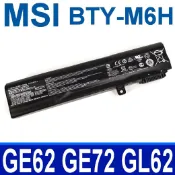 筆電達人 MSI 6芯 BTY-M6H 日系電芯 電池 MS-16J2 MS-16J3 MS-16J5L MS-16J6 MS-16J6B MS-16JB-SKU6 MS-1792 MS-1795 CX62 CX72 GE62 GE63 GE72 GE73 GF62 GF72 GL62 GL72 GP62 GP72 GV62 GV72 PE60 PE62 PE70 PE72 PL62 PL72 PX70 WE62 WE72