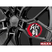 【五股泓越經銷】全新 泓越 MAXX 鋁圈 21吋 旋鍛 M18 平光黑 網狀 輕量化 5孔114 112 108