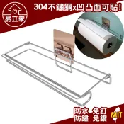 【松果購物】廚房紙巾架 304不鏽鋼無痕掛勾 易立家生活館 壁掛式紙巾放置架 餐巾紙架 好市多可用