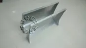 速發~窗戶內折式不鏽鋼遮雨板~(正白鐵304#)~簡單自行DIY晴雨棚 / 遮雨棚 冷氣 專用 窗型雨遮