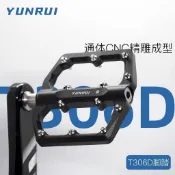自行車腳踏 單車踏版 防滑 踏板  登山車腳踏 /自行車腳踏鋁合金雙培林軸承山地車公路車加寬T306D