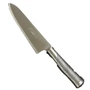 (店+)【YOSHIKIN 具良治】「工具家達人」GLOBAL 具良治 洋出刃 日本製 魚刀 GF-33 本職用 出刃 厚口牛刀 輪切 21cm