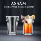 丹麥正品 BODUM ASSAM 原廠盒裝 經典手工製雙層隔熱玻璃杯