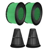 【Have Green Days 綠綠好日】適用 IRIS IC-FAC2 / IC-FAC3一年份耗材組(HEPA抗菌濾芯 吸塵器集塵網)