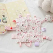 安撫巾 手搖鈴可拆下 花花小兔款