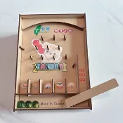 彈珠台DIY材料包 彩色款K款手撥彈珠台 台灣製彈珠台 DIY組裝