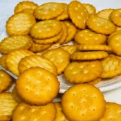 寶龍小奇福小鹹餅 300克｜600克｜寶龍 原味小奇福 散裝 奇福餅 小餅乾 古早味零食 雪Q餅材料 奶素