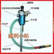 【威利小站】台灣製 QS-2111A 工業用50加侖桶高流量氣動抽油機 可吸可排液體抽油分裝機 排油機 送油機