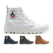 【Palladium】PAMPA HI DARE RHONA JOTT隆河聯名羽絨軍靴/休閒鞋-男鞋/女鞋-四色任選