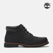 【任選2件38折】Timberland 男款黑色全粒面皮革休閒靴|A6581015