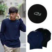 【毒】黑鱷藍鱷出沒 Lacoste 長T 透氣 網狀布 鱷魚 美版偏大 大尺碼 薄長袖 拉科斯特 T恤 @1063
