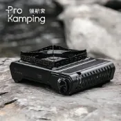 達益購 Pro Kamping 領航家4.1kW 黑武士卡式爐 PK-4100III 附收納硬盒 (防風雙焰瓦斯爐 銅合金爐頭 露營大火力單口爐)