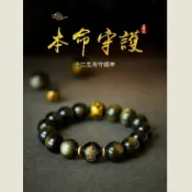 現貨+預購 金曜石手鐲手環-轉運除穢淨化招財開運十二生肖黑曜石守護神男24款74lh68【獨家進口】【米蘭精品】