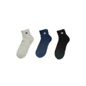 (店+)【Champion】經典小C標 中幫長襪 日版 男女同款 組合裝 灰深藍黑色