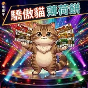 ⚡毛樂子寵物⚡【Cat Glory 驕傲貓】 貓薄荷餅(20G/包) 薄荷餅 貓餅乾 貓零食 餅乾 隨手包 貓點心