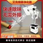 解憂雜貨鋪 【台灣公司 超低價】艾灸煙霧凈化器移動式家用系統養生館抽除吸煙神器焊錫排煙機設備