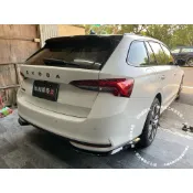SKODA OCTAVIA MK4.5 NEW STYLE ABS MAX後下巴包角空力套件25-26