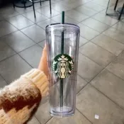🇨🇦 星巴克 Starbucks 經典透明 雙層隨行杯 24oz 特大杯｜經典美人魚 冷飲杯 附吸管‼️
