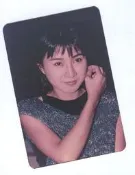 (蘭42)   周秀蘭  3*5沖洗照片一張，早期圓角相片，保存還不錯!