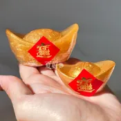 【𝑺𝒉𝒊𝒂 𝑯𝒂𝒐 夏好】金元寶造型手工皂(小)金磚金條 黃金大元寶招財元寶過年年節送禮婚禮小物二次進場抽獎禮物客製禮品