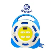 【安全達人】輪座延長線(2P)1切4座 15A EP-909C 180度轉向插頭 防火PC材質 防雷突波指示燈 新安規