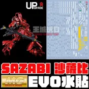 【大頭宅】現貨 EVO水貼 MG MSN-04 SAZABI 沙薩比 Ver.Ka   燙金 螢光 水貼 EM174