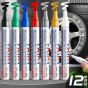 上新⚡️油漆筆白色 油漆筆 補漆筆 記號筆 工程筆 施工用油性筆 長頭油性筆 長頭記號筆 工程筆 木工筆 細頭油性筆