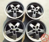 【田中中古輪胎館】正BBS 15吋 5X120 7J / ET15 鐵灰