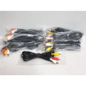 {哈帝電玩}~SEGA SATURN SS 全新AV端子線 AV線 AV影像線 全長約180公分 全新品~