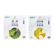 【蝦皮直營】義美生機 洋甘菊/薄荷草本茶 2gx10入 (三角立體茶包) 茶包 花草茶 沖泡飲品 無咖啡因