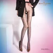 EFP大美人♡珞櫻極光系列愛心T襠開襠油亮絲滑5D性感純慾高密絲襪褲襪~175ok黑膚紅8353