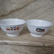 南方四賤客 瓷碗2入組