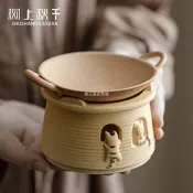 復古烤茶爐圍爐焙茶器茶葉提香爐蠟燭加熱烘茶醒茶恒溫茶爐煮茶器
