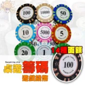 🌟皇家籌碼幣🌟台灣現貨 籌碼 德州撲克 麻將 百家樂 陶土質感 籌碼幣 21點 拉斯維加斯 代 小紅書同款 生日禮物