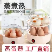 【沐川專供】煮蛋器蒸蛋器自動斷電家用小型迷妳多功能蒸蛋羹煮雞蛋機早餐神器
