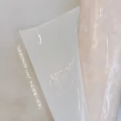 手作森林 日本製【PVC塑膠布】0.4mm 養樂多色 透明布 防水布