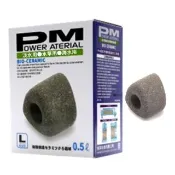 【PM遠紅外線濾材】三角型L號0.5L盒裝培菌濾材陶瓷環Power Material(台灣製造淡水.水草.海水用)