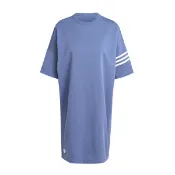 Adidas Neucl Dress IX9872 女 長版上衣 洋裝 經典 復古 三葉草 休閒 舒適 灰藍