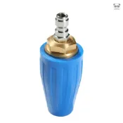 噴頭 藍色4000psi   高壓水槍旋轉噴頭陶瓷芯純銅高壓清洗蓮花噴頭去廣告根雕除鏽