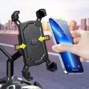 (店+)【生活職人】 手機支架 (機車支架 機車手機架 機車車架 自動鎖 防震手機支架 外送員手機支架 摩托車 導航支架 後照鏡 導航車架 