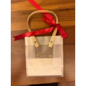 透明提袋 PP磨砂 提袋  禮品袋 手提袋 包裝袋 袋子 婚禮紙袋 手提袋 紙袋 少量可改寄7-11
