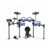 (店+)【Donner】BackBeat 發光網狀電子鼓 首創隱藏佈線技術｜極簡不凡（爵士鼓 傳統鼓 打擊 套裝鼓組 街頭 錄音 創作 遊戲）