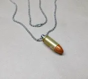 臺南 武星級 M9 裝飾子彈 項鍊 (模型彈卡賓槍彈櫥窗擺飾手槍 M92 M9A1 915 9mm X 19mm